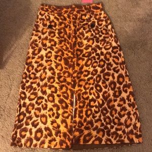 Kate Spade leopard skirt